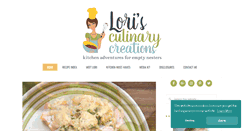 Desktop Screenshot of lorisculinarycreations.com